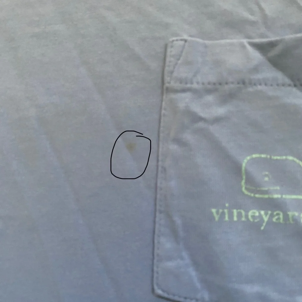 Vineyard Vines Men’s Size XL Light Blue 100% Cotton Long‎ Sleeve Graphic Shirt